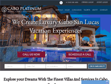 Tablet Screenshot of caboplatinum.com